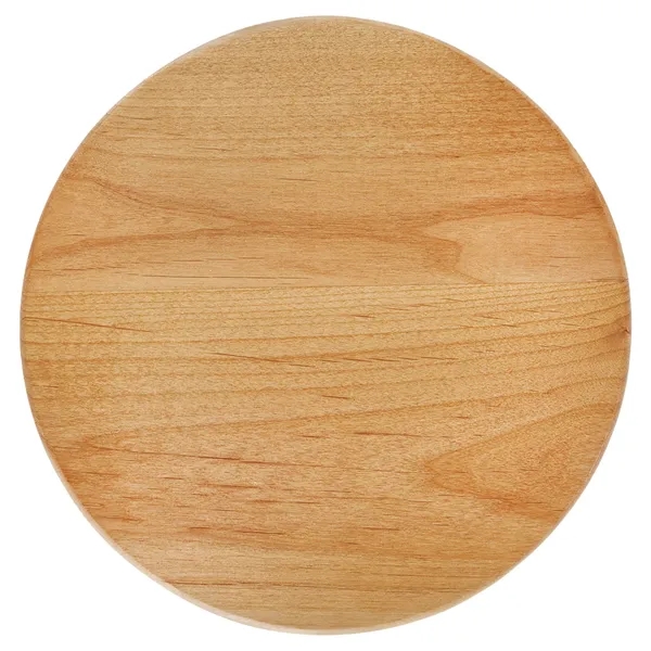 9 1/2" Diameter Alder Round Plaque - 9 1/2" Diameter Alder Round Plaque - Image 1 of 2