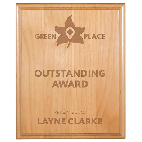 10 1/2" x 13" All American Red Alder Plaque - 10 1/2" x 13" All American Red Alder Plaque - Image 0 of 1