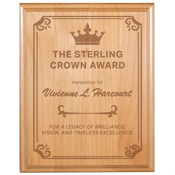 12" x 15" All American Red Alder Plaque - 12" x 15" All American Red Alder Plaque - Image 0 of 1