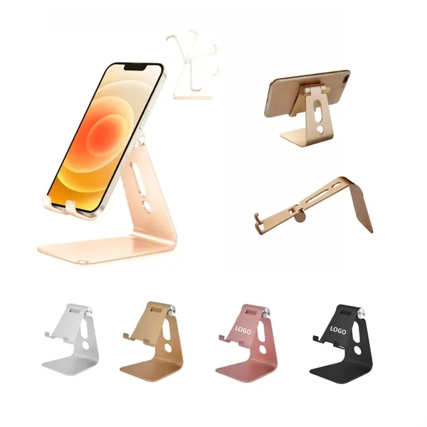 Adjustable Aluminum Cell Phone Stand - Adjustable Aluminum Cell Phone Stand - Image 0 of 3