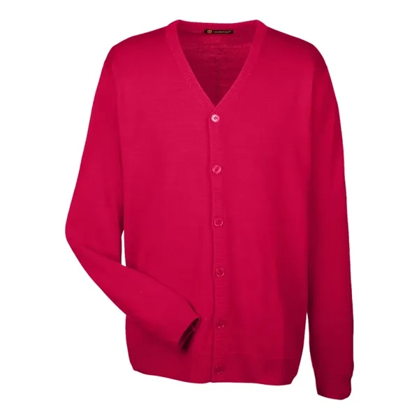 Harriton Men's Pilbloc™ V-Neck Button Cardigan Sweater - Harriton Men's Pilbloc™ V-Neck Button Cardigan Sweater - Image 5 of 5