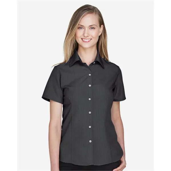 Harriton Women's Barbados Textured Camp Shirt