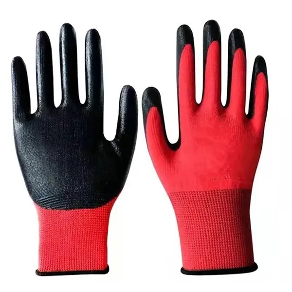 Breathable Nitrile Coated Work Gloves with Grip - Breathable Nitrile Coated Work Gloves with Grip - Image 5 of 5