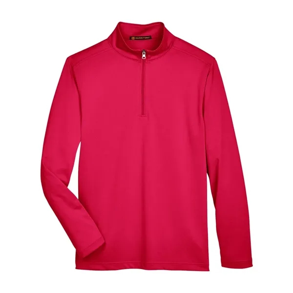 Harriton Men's Advantage Snag Protection Plus Quarter-Zip... - Harriton Men's Advantage Snag Protection Plus Quarter-Zip... - Image 7 of 10