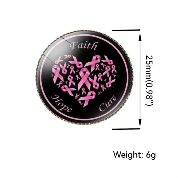 Breast Cancer Awareness Ribbon Pin - Breast Cancer Awareness Ribbon Pin - Image 1 of 5