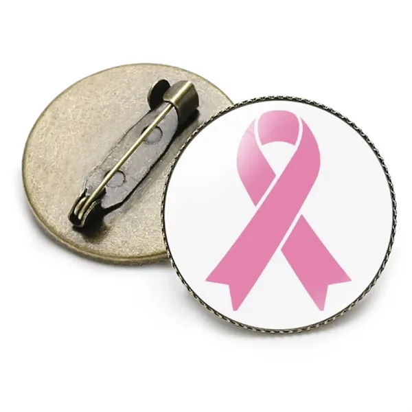 Breast Cancer Awareness Ribbon Pin - Breast Cancer Awareness Ribbon Pin - Image 3 of 5
