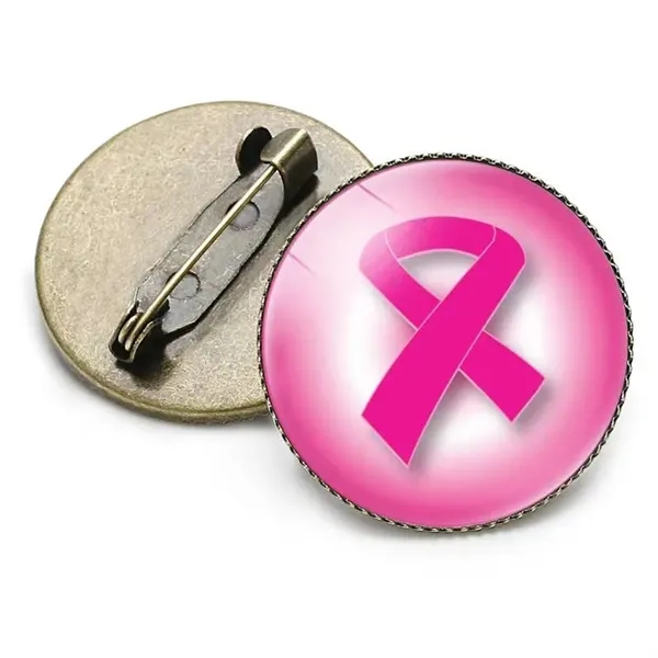 Breast Cancer Awareness Ribbon Pin - Breast Cancer Awareness Ribbon Pin - Image 4 of 5