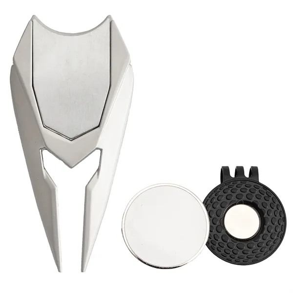 TiTUS® Metal Golf Tool Set - Divot, Ball Marker & Cap Clip - TiTUS® Metal Golf Tool Set - Divot, Ball Marker & Cap Clip - Image 4 of 5