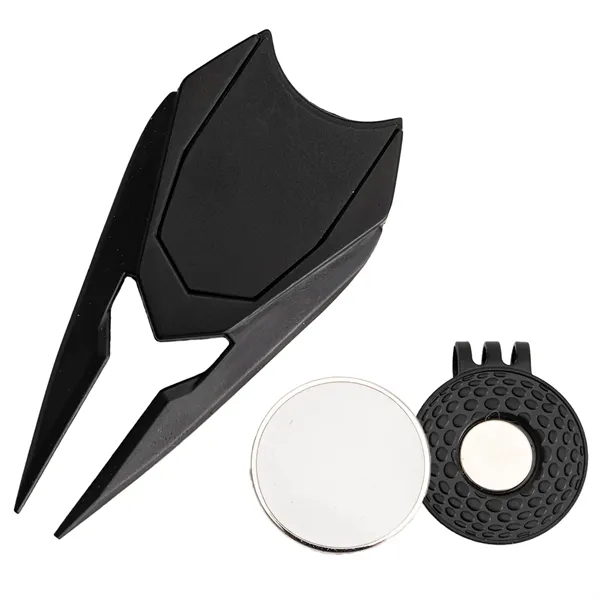 TiTUS® Metal Golf Tool Set - Divot, Ball Marker & Cap Clip - TiTUS® Metal Golf Tool Set - Divot, Ball Marker & Cap Clip - Image 3 of 5