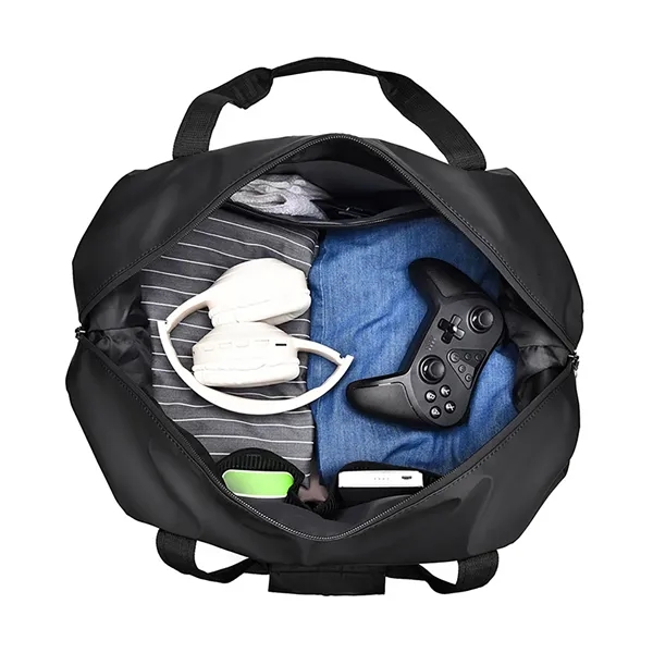 Weekender Travel Bag With Drop Bottom Integrated Trolley - Weekender Travel Bag With Drop Bottom Integrated Trolley - Image 3 of 5