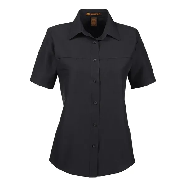 Harriton Women's Key West Short Sleeve Performance Staff ...