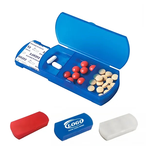 Pocket Pill Box With Bandage Dispenser - Pocket Pill Box With Bandage Dispenser - Image 0 of 4