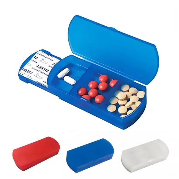 Pocket Pill Box With Bandage Dispenser - Pocket Pill Box With Bandage Dispenser - Image 1 of 4