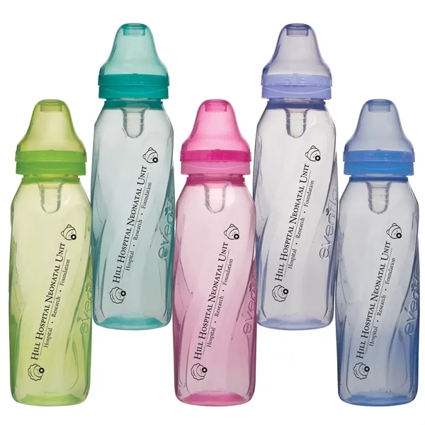 8 oz Assorted Color Evenflo Baby Bottles - 8 oz Assorted Color Evenflo Baby Bottles - Image 0 of 0