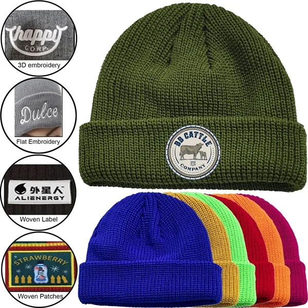 Warm Soft Knitted Beanie Hat Solid Color - Warm Soft Knitted Beanie Hat Solid Color - Image 0 of 19