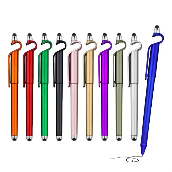 Ballpoint Phone Holder and Touch Screen Stylus Pen - Ballpoint Phone Holder and Touch Screen Stylus Pen - Image 0 of 3