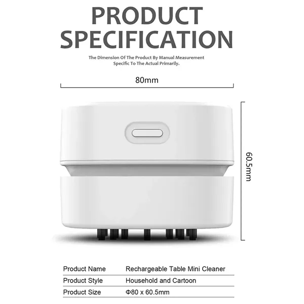 Desktop Vacuum Cleaner Mini Table dust Sweeper - Desktop Vacuum Cleaner Mini Table dust Sweeper - Image 1 of 3
