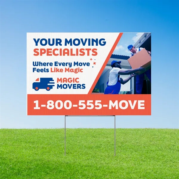 Yard Signs 18" x 24" Full Color - Yard Signs 18" x 24" Full Color - Image 1 of 7
