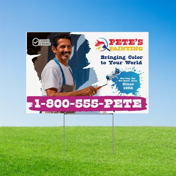 Yard Signs 18" x 24" Full Color - Yard Signs 18" x 24" Full Color - Image 6 of 7