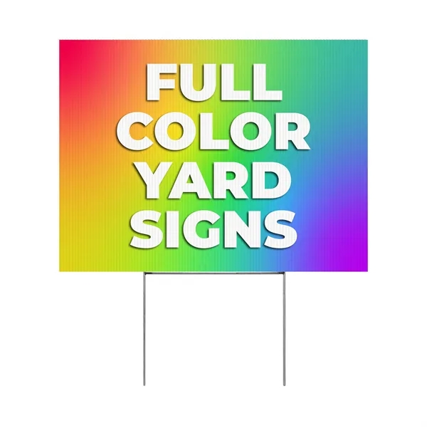 Yard Signs 18" x 24" Full Color - Yard Signs 18" x 24" Full Color - Image 0 of 7