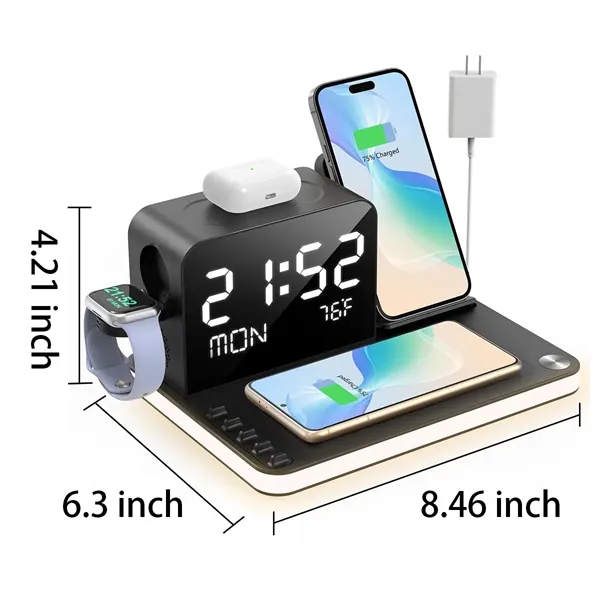 7-in-1 Wireless Charging Station for Multiple Devices - 7-in-1 Wireless Charging Station for Multiple Devices - Image 1 of 4