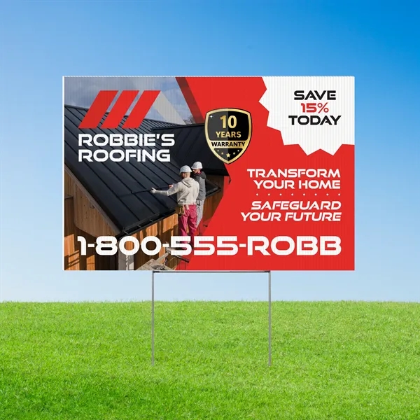 Yard Signs 18" x 24" Full Color - Yard Signs 18" x 24" Full Color - Image 7 of 7