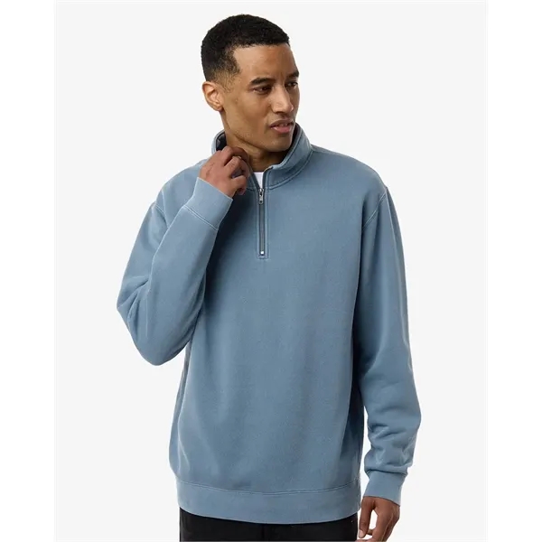 Independent Trading Co. Unisex Pigment-Dyed Quarter-Zip P... - Independent Trading Co. Unisex Pigment-Dyed Quarter-Zip P... - Image 0 of 7
