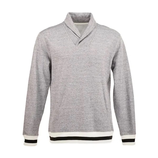 J. America Men's Peppered Fleece Shawl Collar Sweatshirt - J. America Men's Peppered Fleece Shawl Collar Sweatshirt - Image 1 of 1