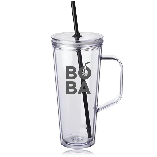 24 oz. Tilden Plastic Tumbler with Handle - 24 oz. Tilden Plastic Tumbler with Handle - Image 1 of 19