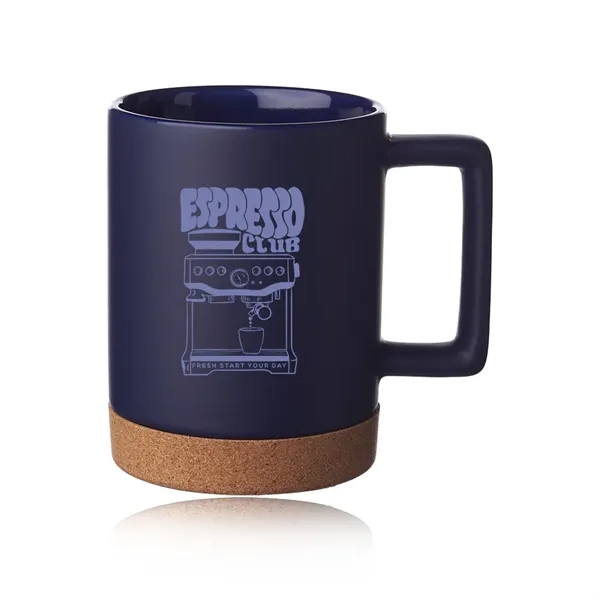 Caldwell 15 oz. Cork Base Ceramic Mugs - Caldwell 15 oz. Cork Base Ceramic Mugs - Image 4 of 15