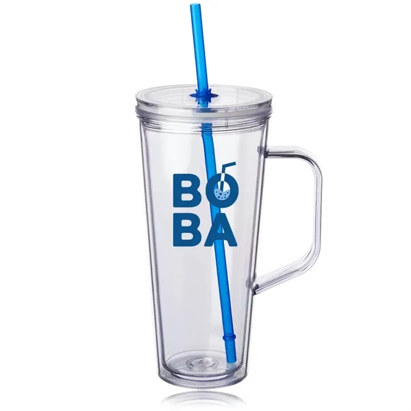 24 oz. Tilden Plastic Tumbler with Handle - 24 oz. Tilden Plastic Tumbler with Handle - Image 4 of 19