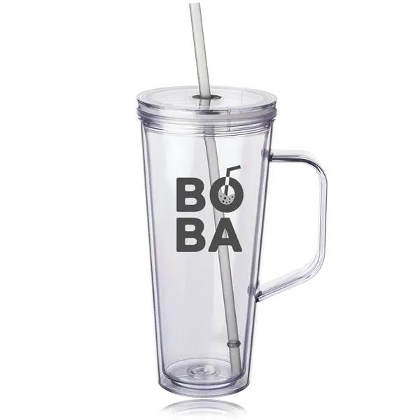 24 oz. Tilden Plastic Tumbler with Handle - 24 oz. Tilden Plastic Tumbler with Handle - Image 7 of 19