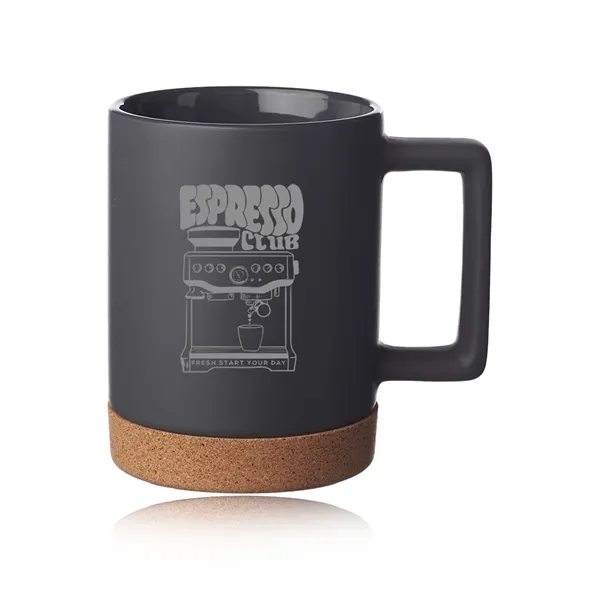 Caldwell 15 oz. Cork Base Ceramic Mugs - Caldwell 15 oz. Cork Base Ceramic Mugs - Image 7 of 15