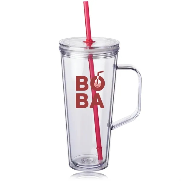 24 oz. Tilden Plastic Tumbler with Handle - 24 oz. Tilden Plastic Tumbler with Handle - Image 13 of 19