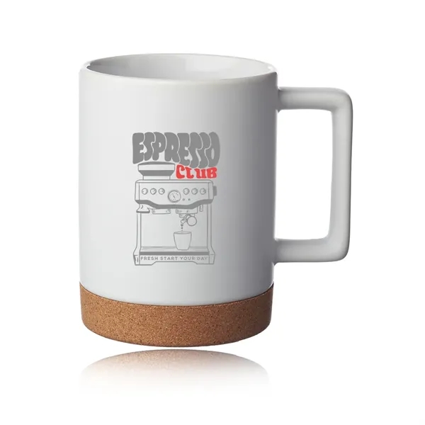 Caldwell 15 oz. Cork Base Ceramic Mugs - Caldwell 15 oz. Cork Base Ceramic Mugs - Image 13 of 15