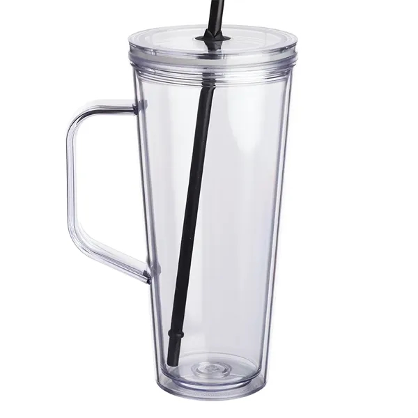 24 oz. Tilden Plastic Tumbler with Handle - 24 oz. Tilden Plastic Tumbler with Handle - Image 3 of 19