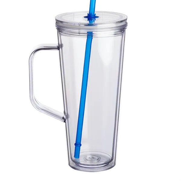 24 oz. Tilden Plastic Tumbler with Handle - 24 oz. Tilden Plastic Tumbler with Handle - Image 6 of 19