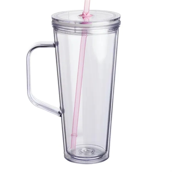 24 oz. Tilden Plastic Tumbler with Handle - 24 oz. Tilden Plastic Tumbler with Handle - Image 12 of 19