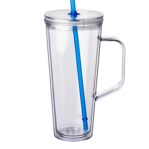 24 oz. Tilden Plastic Tumbler with Handle - 24 oz. Tilden Plastic Tumbler with Handle - Image 5 of 19