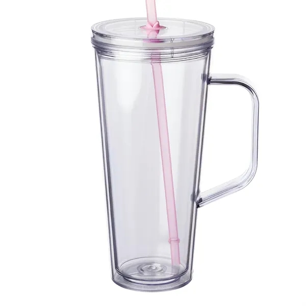 24 oz. Tilden Plastic Tumbler with Handle - 24 oz. Tilden Plastic Tumbler with Handle - Image 11 of 19