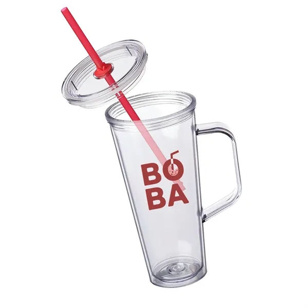 24 oz. Tilden Plastic Tumbler with Handle - 24 oz. Tilden Plastic Tumbler with Handle - Image 14 of 19