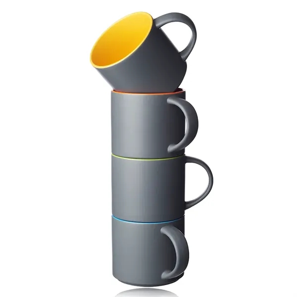 Matte 16 oz. Stackable Ceramic Mugs - Matte 16 oz. Stackable Ceramic Mugs - Image 23 of 23