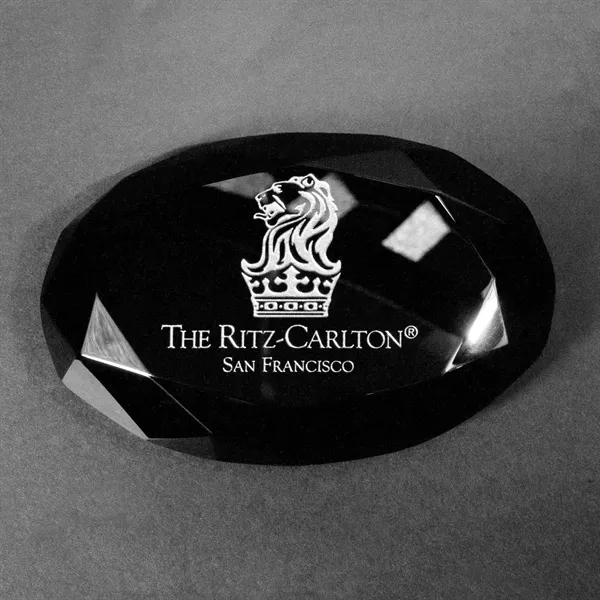Faceted Paperweight (Black) - Faceted Paperweight (Black) - Image 1 of 1
