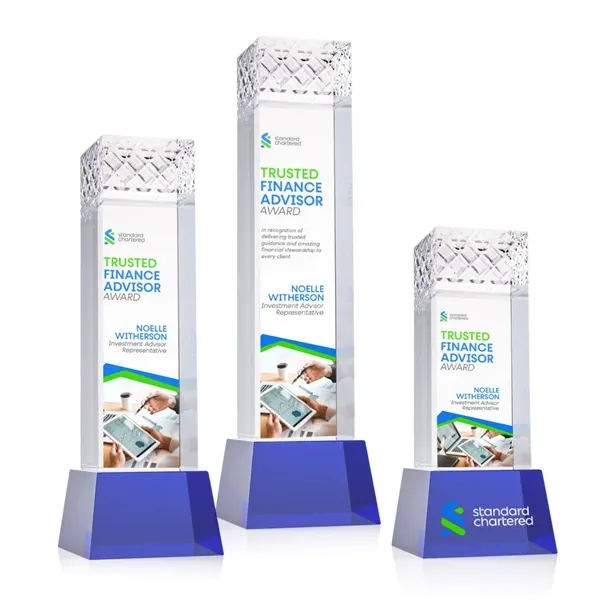 Velson VividPrint™ Award on Base - Blue