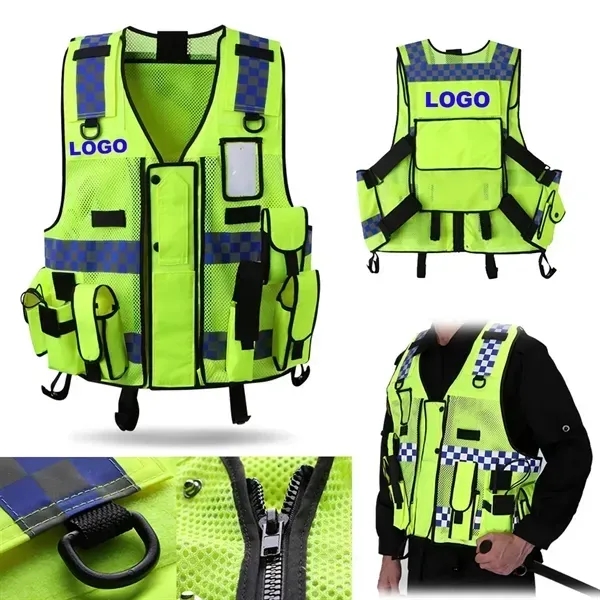 Vest With Multi Pockets - Vest With Multi Pockets - Image 0 of 3