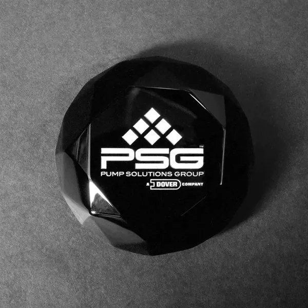 Faceted Paperweight (Black)