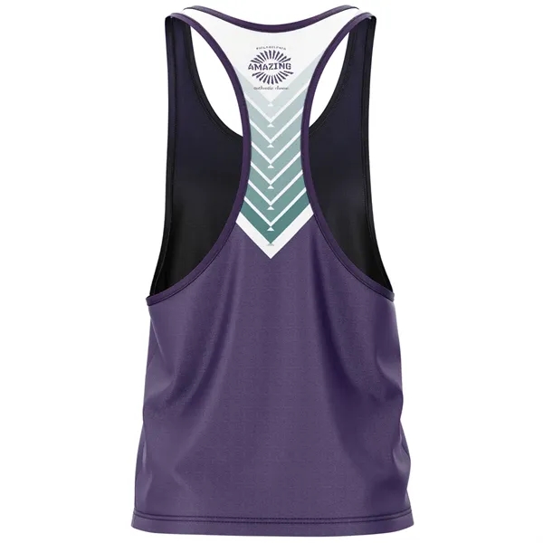 Unisex & Kids' Sublimation Racerback Tank Top - 150G - Unisex & Kids' Sublimation Racerback Tank Top - 150G - Image 2 of 2