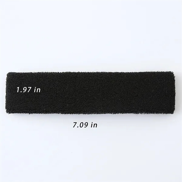 Sports Headband With Logo For Sports, Fitness, Outdoors - Sports Headband With Logo For Sports, Fitness, Outdoors - Image 1 of 4