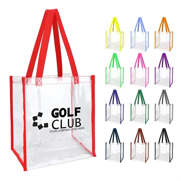 Clear PVC Stadium Approved Tote Bag for  Events - Clear PVC Stadium Approved Tote Bag for  Events - Image 0 of 5