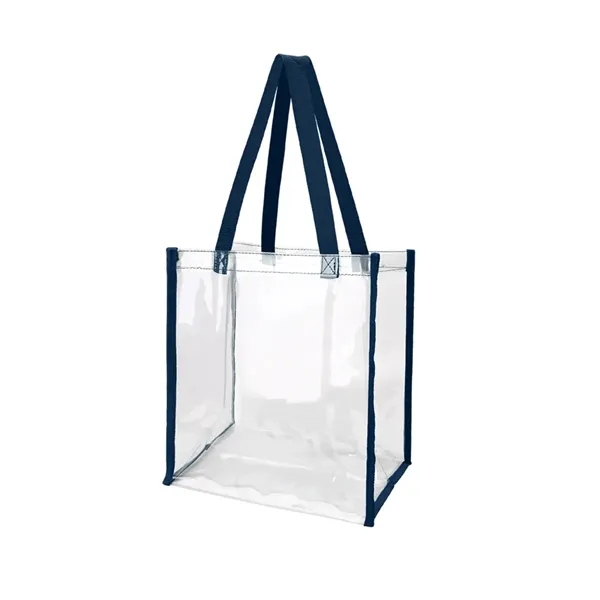 Clear PVC Stadium Approved Tote Bag for  Events - Clear PVC Stadium Approved Tote Bag for  Events - Image 4 of 5